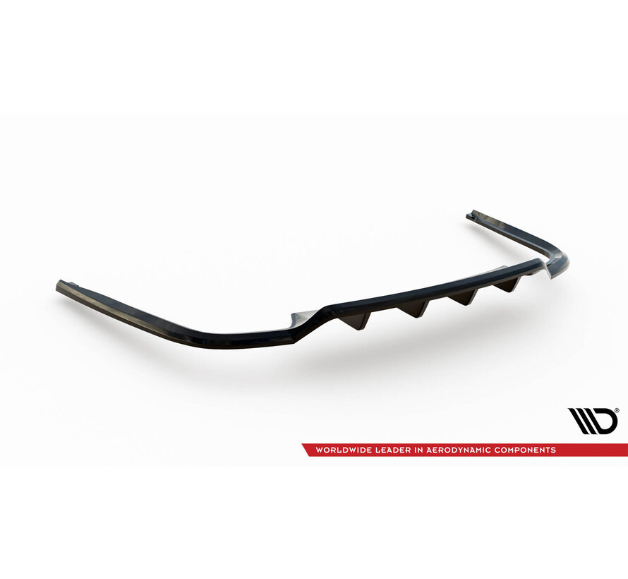 Maxton Design Central Rear Splitter (with vertical bars) Audi A8 D5