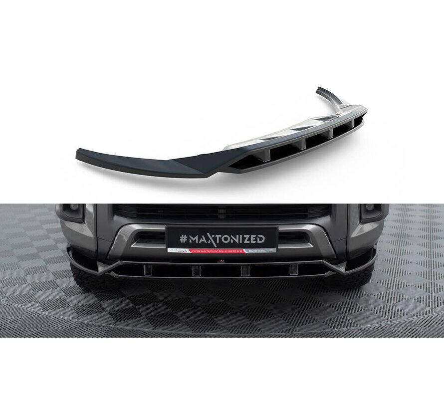 Maxton Design Front Splitter Toyota Hilux Invincible Mk8 Facelift