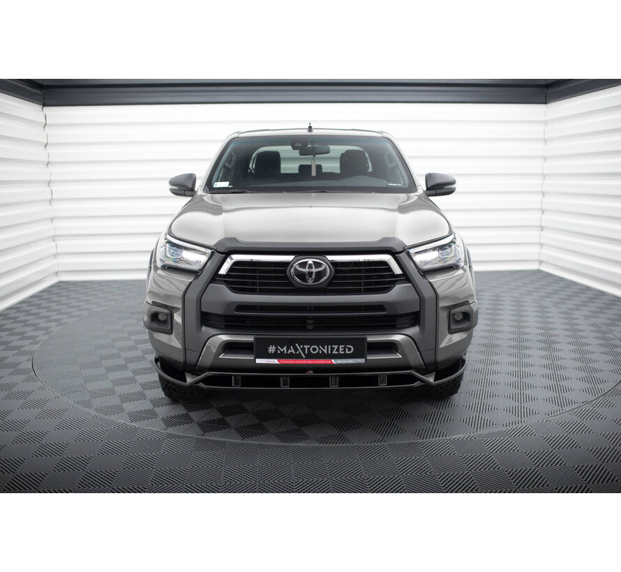 Maxton Design Front Splitter Toyota Hilux Invincible Mk8 Facelift
