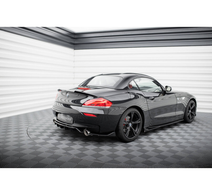 Maxton Design Central Rear Splitter (with vertical bars) BMW Z4 M-Pack E89 Facelift