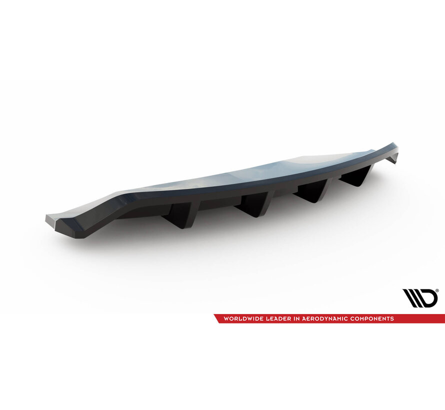 Maxton Design Central Rear Splitter (with vertical bars) BMW Z4 M-Pack E89 Facelift