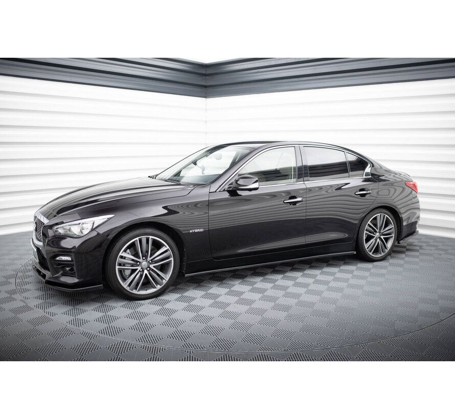 Maxton Design Side Skirts Diffusers V.2 Infiniti Q50 S Mk1