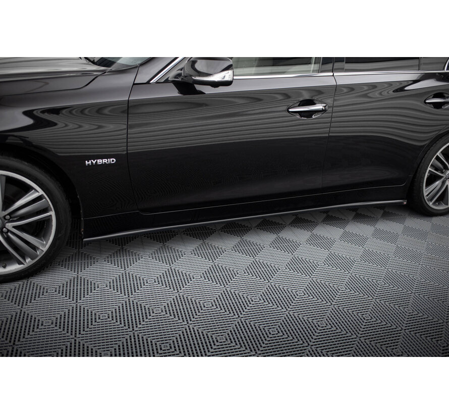 Maxton Design Side Skirts Diffusers V.2 Infiniti Q50 S Mk1