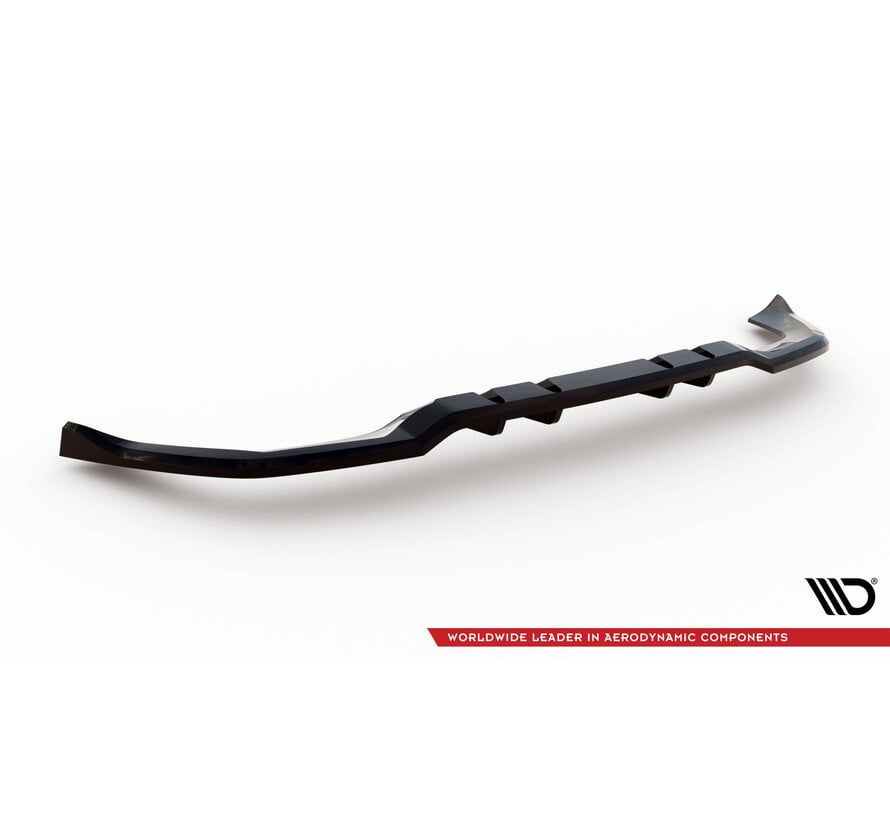 Maxton Design Central Rear Splitter (with vertical bars) Mercedes-AMG A35 Hatchback W177
