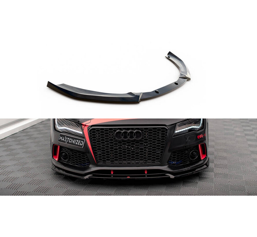 Maxton Design Front Splitter Audi A7 RS7 Look C7