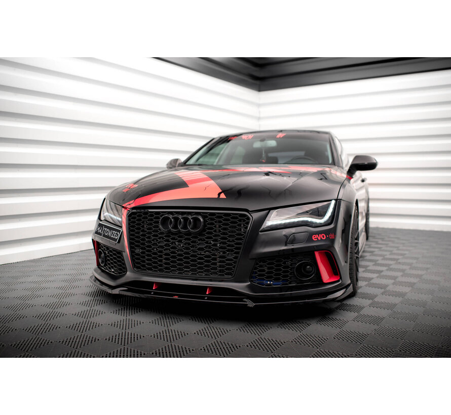 Maxton Design Front Splitter Audi A7 RS7 Look C7