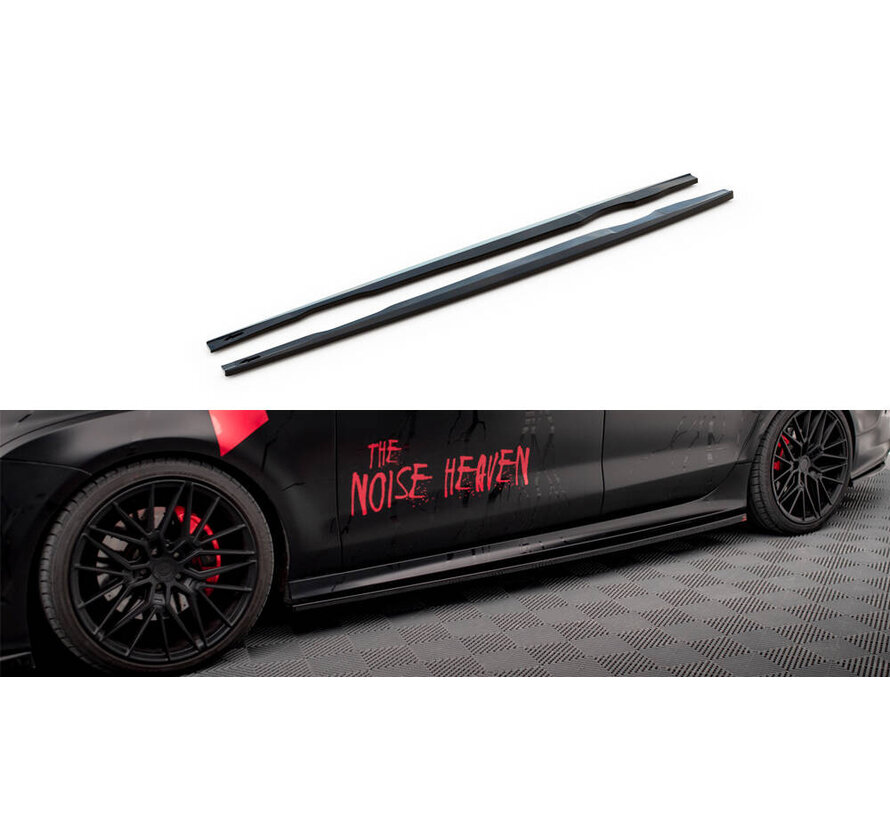 Maxton Design Side Skirts Diffusers Audi A7 S-Line C7