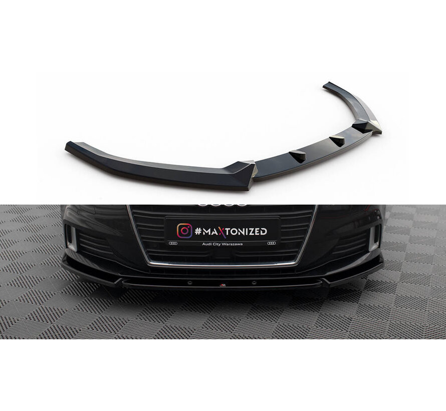 Maxton Design Front Splitter V.1 Audi A3 Sportback 8V Facelift