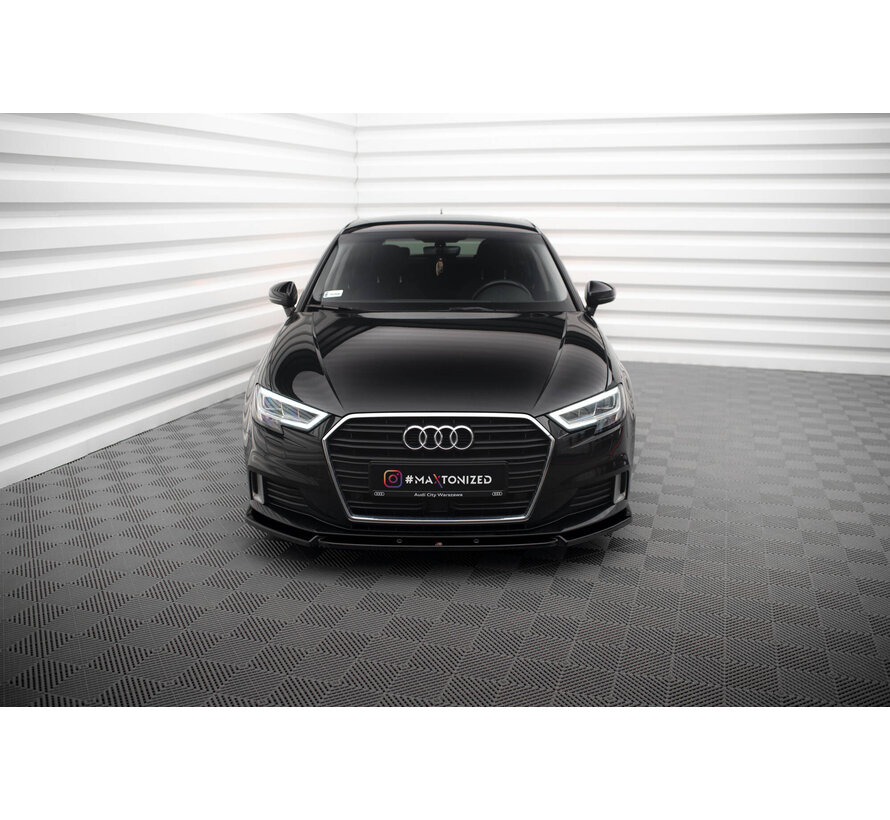 Maxton Design Front Splitter V.1 Audi A3 Sportback 8V Facelift