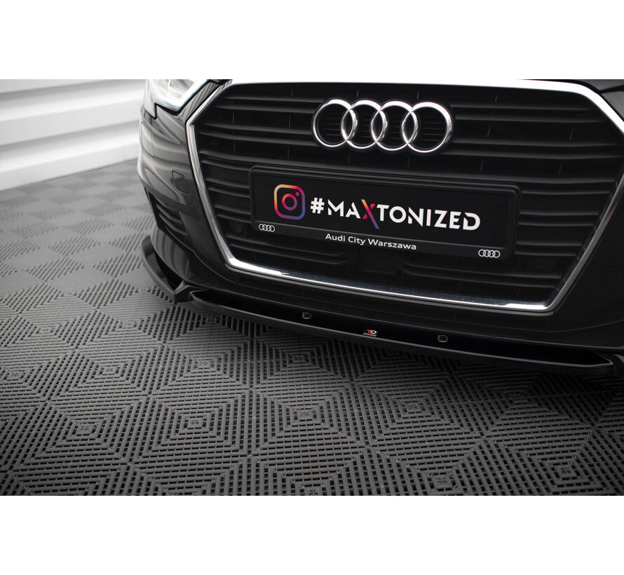 Maxton Design Front Splitter V.1 Audi A3 Sportback 8V Facelift