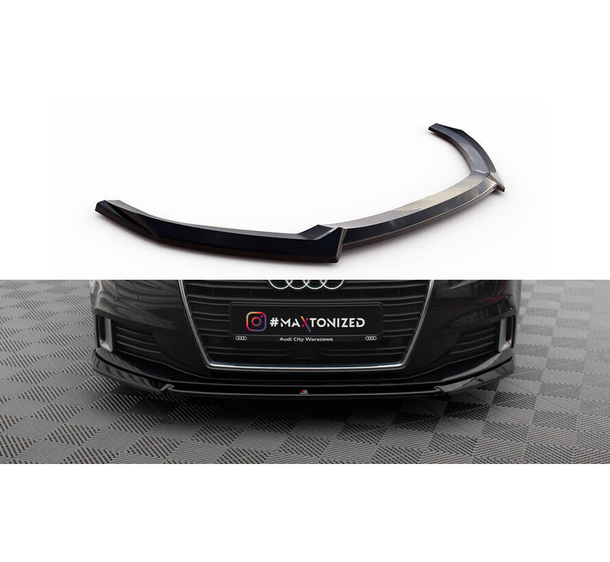 Maxton Design Front Splitter V.2 Audi A3 Sportback 8V Facelift