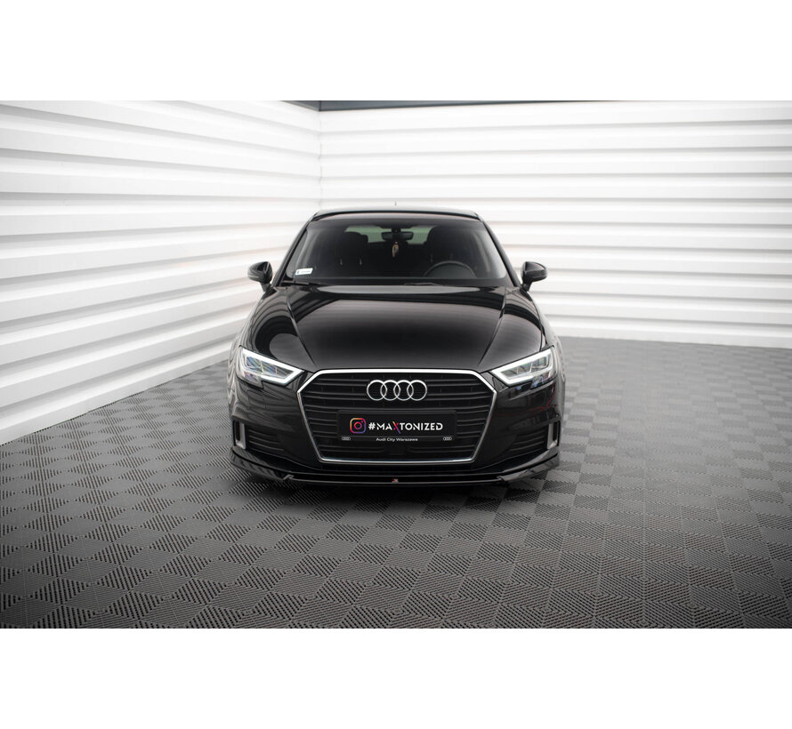 Maxton Design Front Splitter V.2 Audi A3 Sportback 8V Facelift