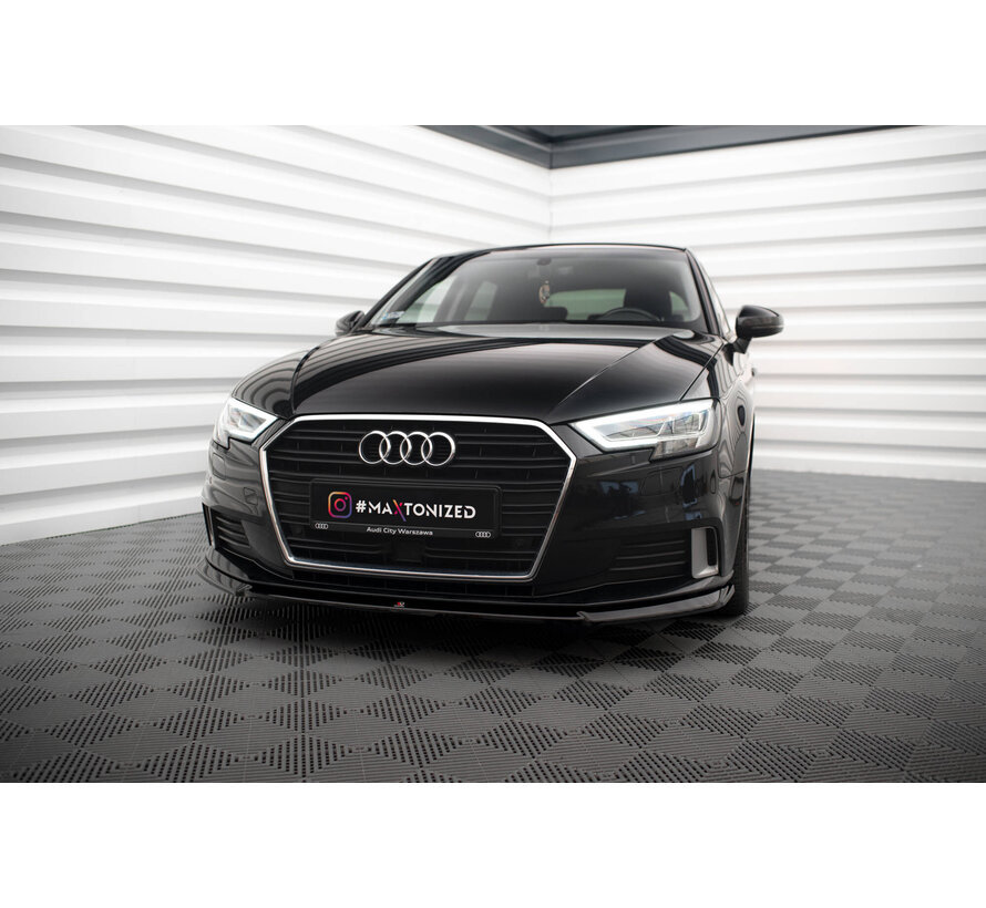 Maxton Design Front Splitter V.2 Audi A3 Sportback 8V Facelift