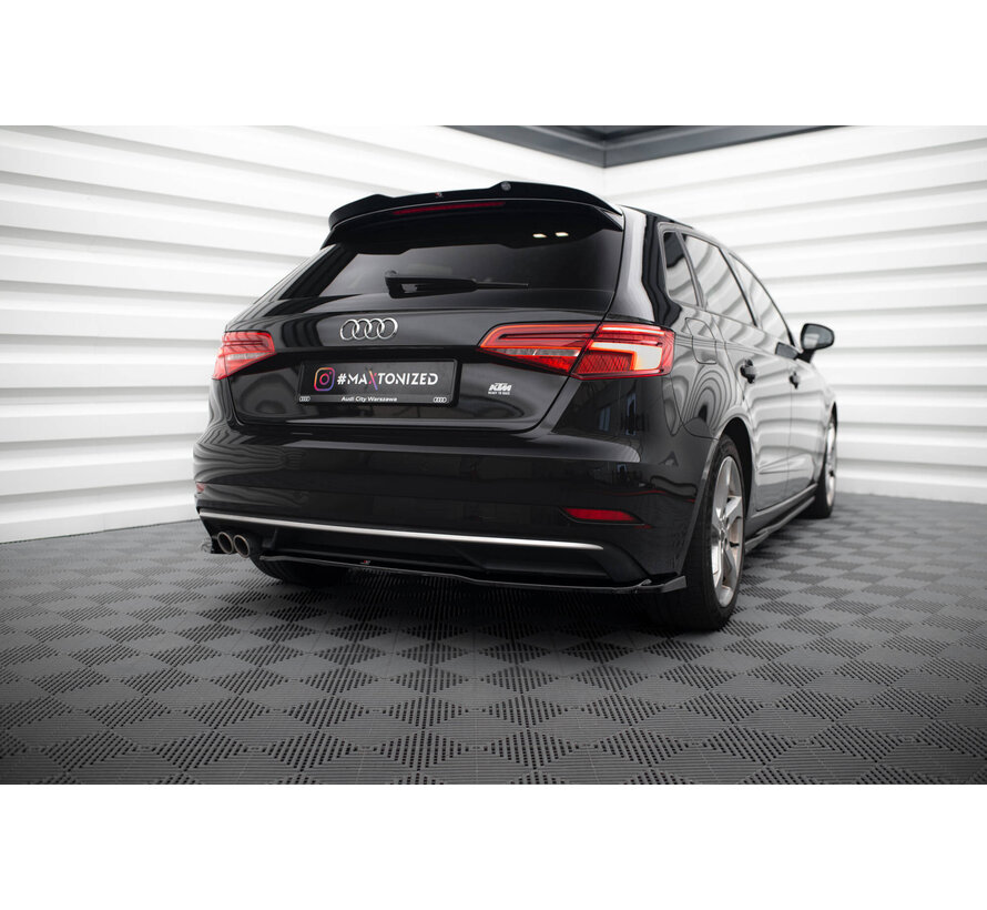 Maxton Design Rear Side Splitters Audi A3 Sportback 8V Facelift