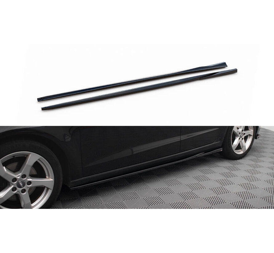 Maxton Design Side Skirts Diffusers Audi A3 Sportback 8V Facelift