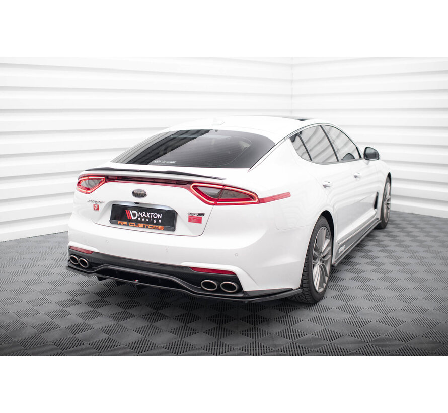 Maxton Design Central Rear Splitter (with vertical bars) Kia Stinger GT-Line Mk1