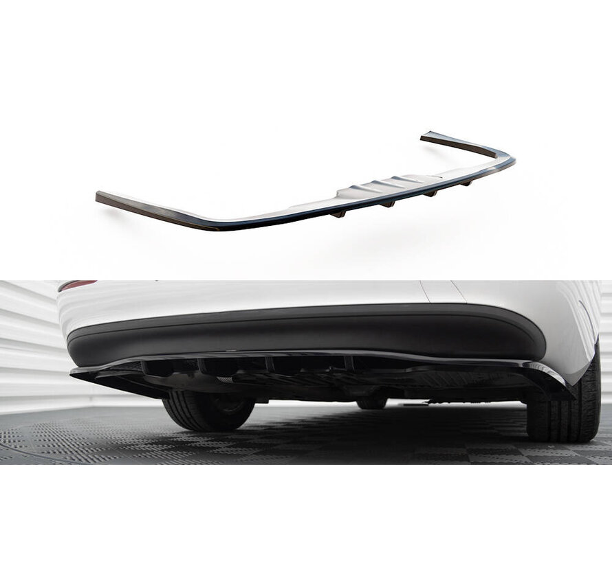 Maxton Design Central Rear Splitter (with vertical bars) Mercedes-Benz E W213