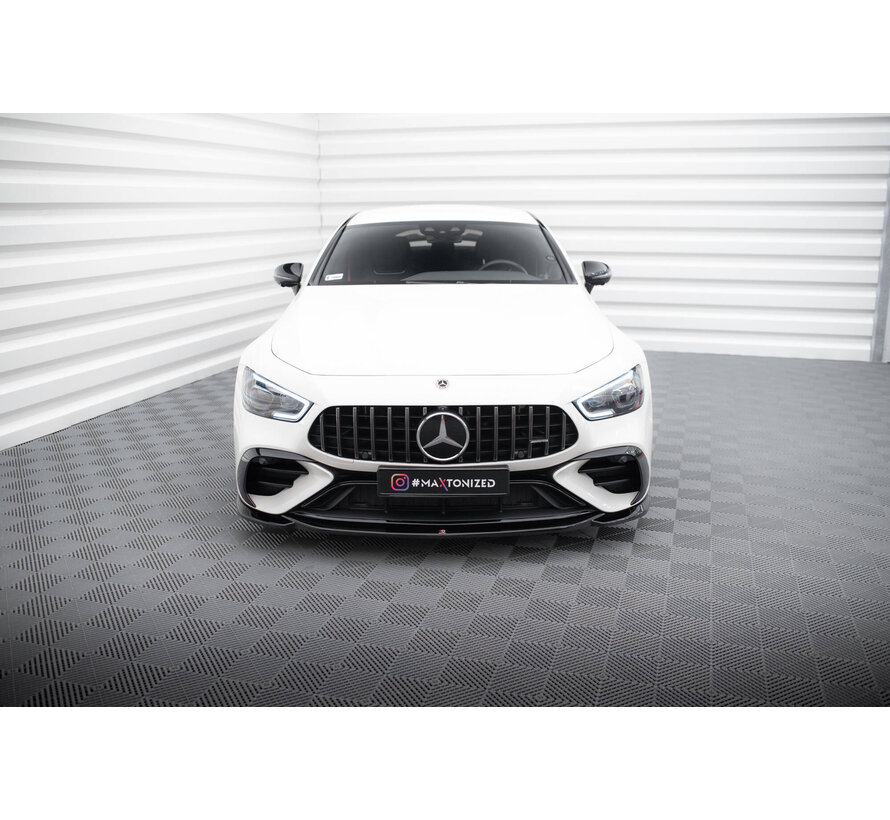 Maxton Design Front Splitter V.1 Mercedes-AMG GT 43 4 Door Coupe V8 Styling Package