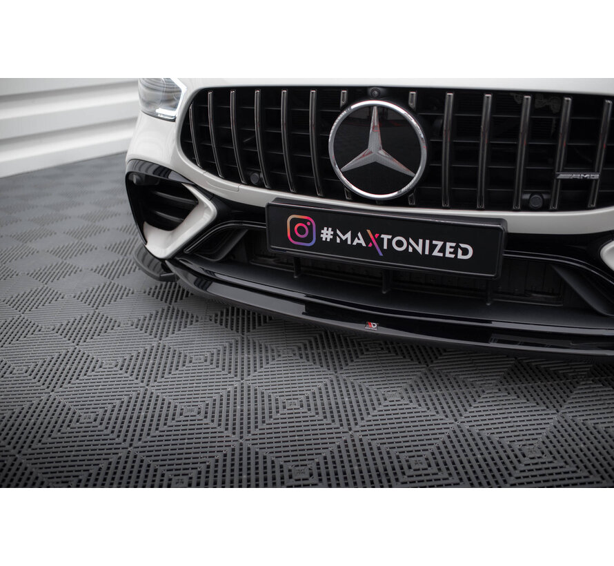 Maxton Design Front Splitter V.1 Mercedes-AMG GT 43 4 Door Coupe V8 Styling Package