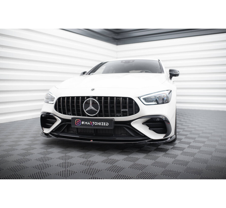 Maxton Design Front Splitter V.1 Mercedes-AMG GT 43 4 Door Coupe V8 Styling Package