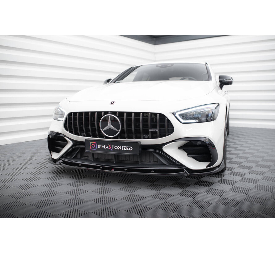 Maxton Design Front Splitter V.2 Mercedes-AMG GT 43 4 Door Coupe V8 Styling Package