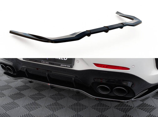Maxton Design Maxton Design Central Rear Splitter (with vertical bars) Mercedes-AMG GT 43 4 Door Coupe V8 Styling Package