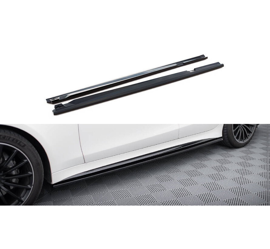 Maxton Design Side Skirts Diffusers Mercedes-AMG GT 43 4 Door Coupe V8 Styling Package