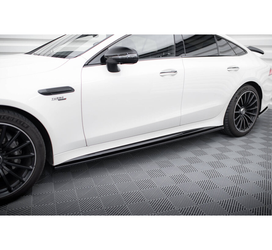 Maxton Design Side Skirts Diffusers Mercedes-AMG GT 43 4 Door Coupe V8 Styling Package