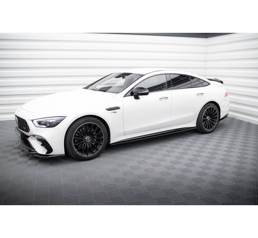 Maxton Design Side Skirts Diffusers Mercedes-AMG GT 43 4 Door Coupe V8 Styling Package