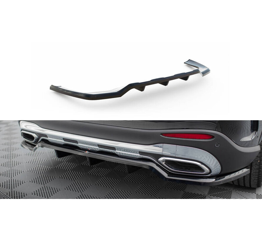 Maxton Design Central Rear Splitter (with vertical bars) Mercedes-Benz GLC AMG-Line X254