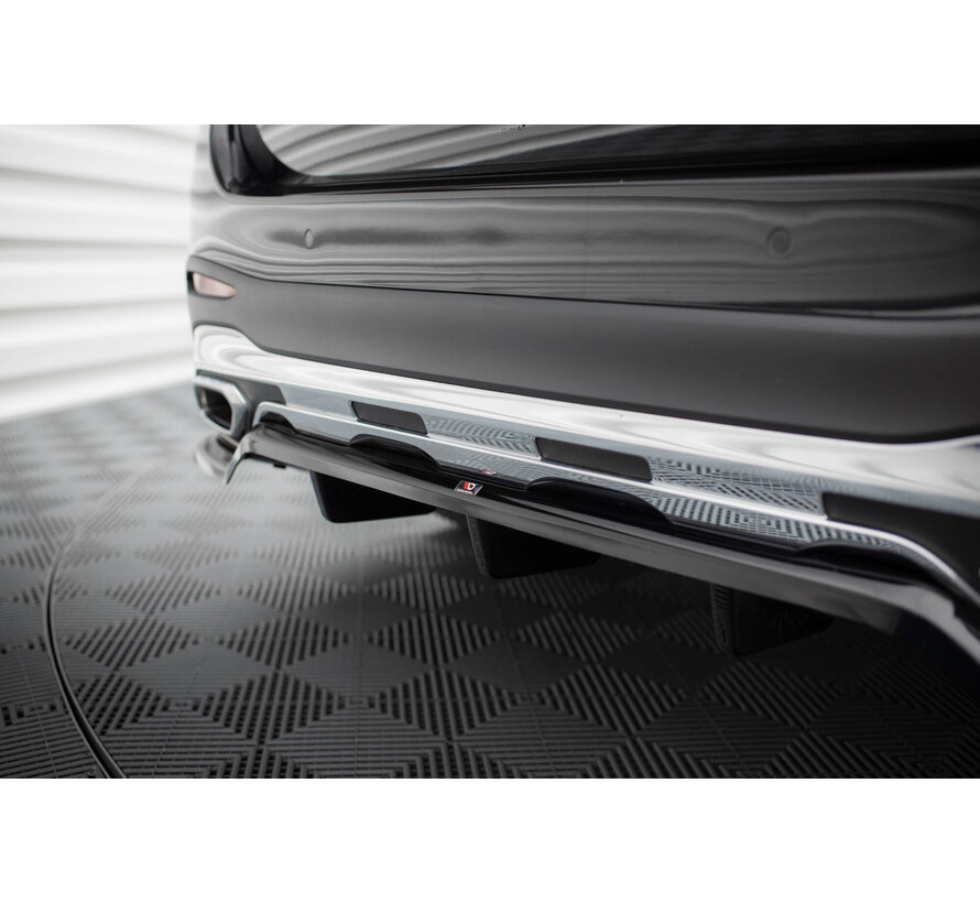 Maxton Design Central Rear Splitter (with vertical bars) Mercedes-Benz GLC AMG-Line X254