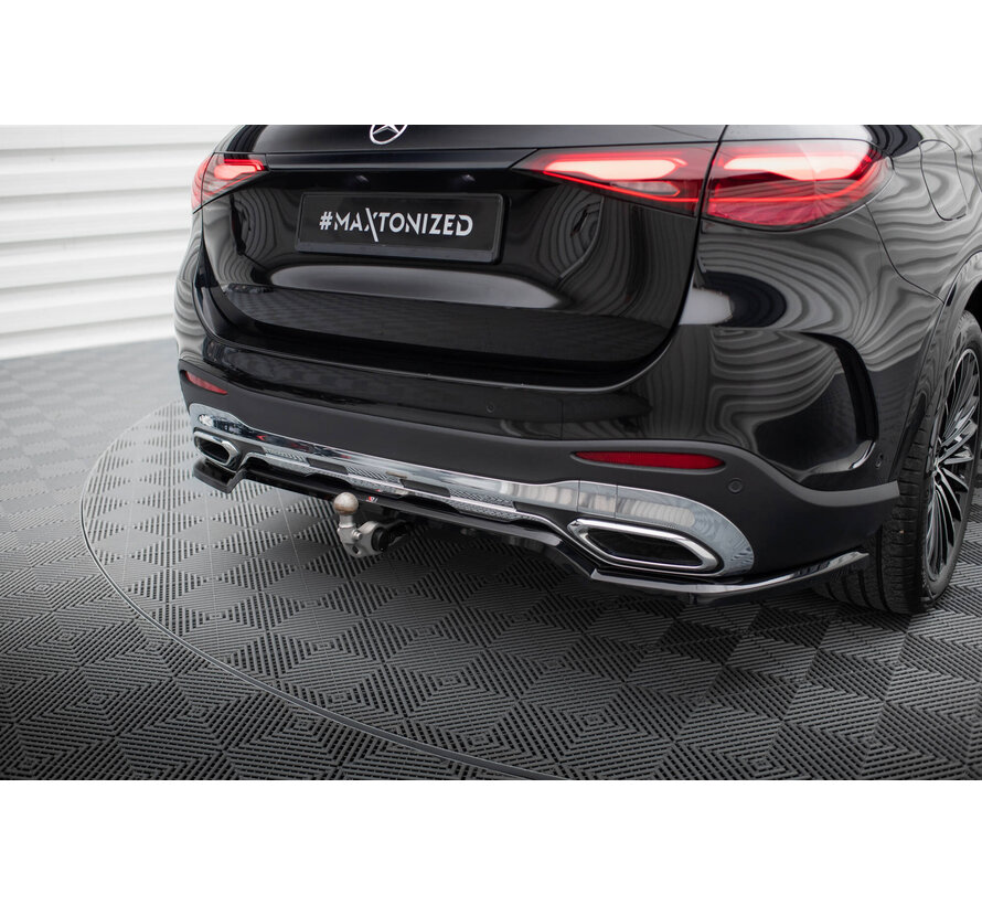 Maxton Design Central Rear Splitter (with vertical bars) Mercedes-Benz GLC AMG-Line X254