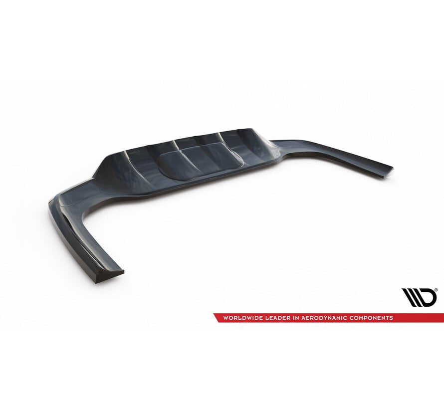 Maxton Design Central Rear Splitter (with vertical bars) Mercedes-Benz GLC AMG-Line X254