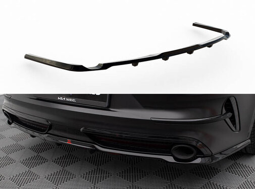 Maxton Design Maxton Design Central Rear Splitter (with vertical bars) Kia Proceed GT Mk1 Facelift