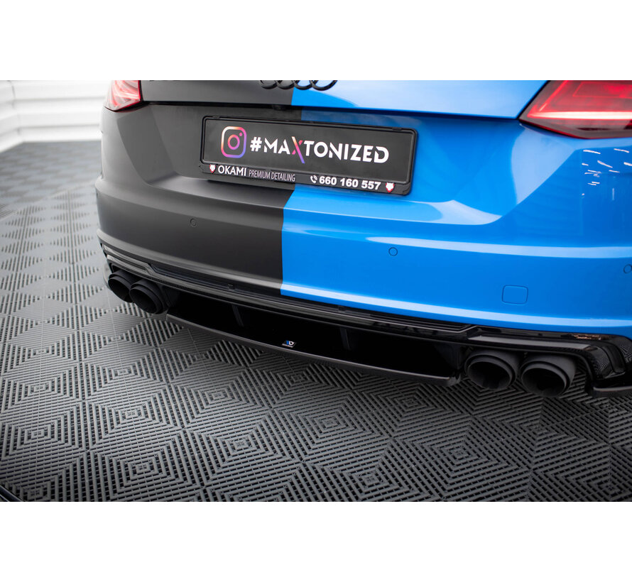 Maxton Design Central Rear Splitter for Audi TT S 8S