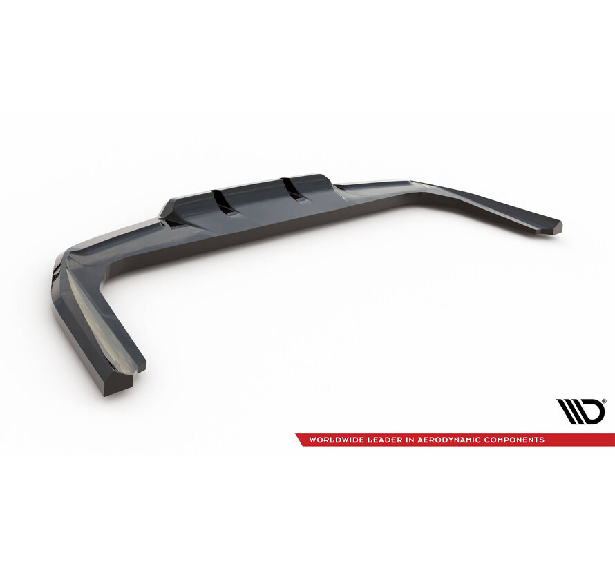 Maxton Design Central Rear Splitter (with vertical bars) BMW X1 M-Pack U11