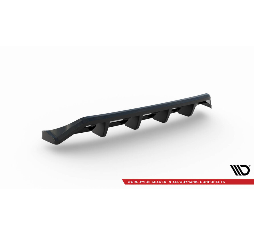 Maxton Design Central Rear Splitter (with vertical bars) Mazda 3 Mk4