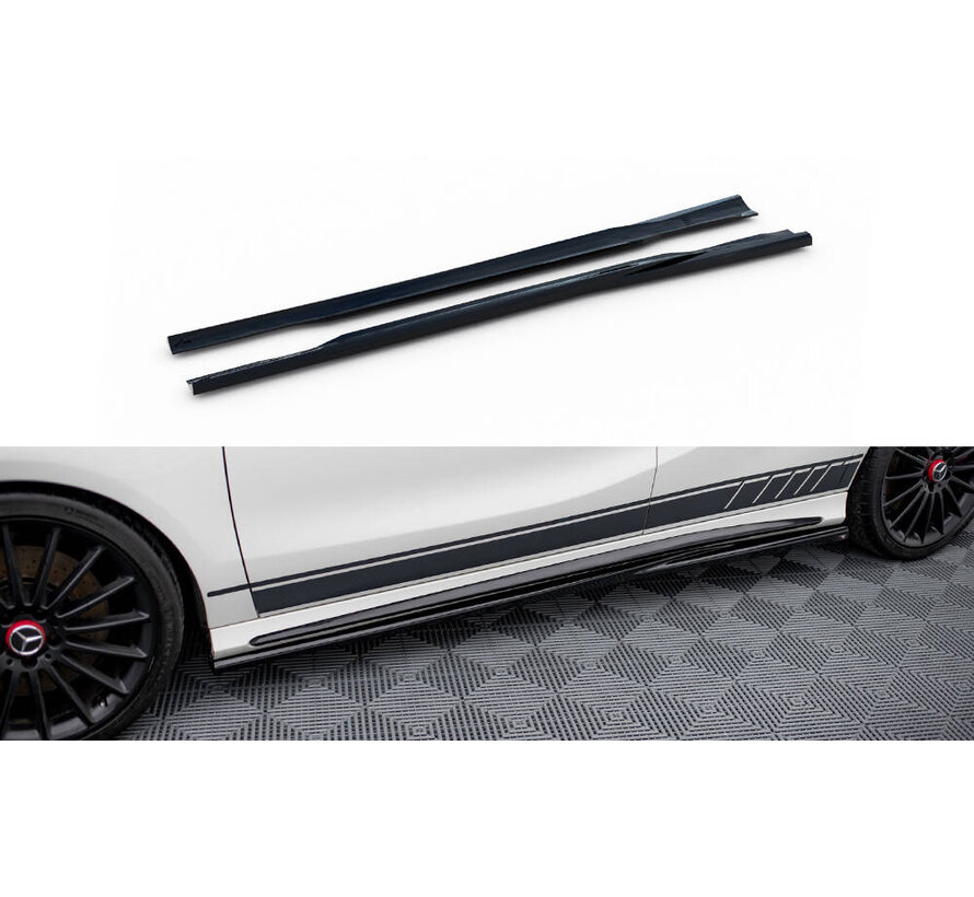 Maxton Design Side Skirts Diffusers Mercedes-Benz A45 AMG W176