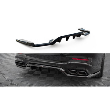 Maxton Design Maxton Design Central Rear Splitter (with vertical bars) V.1 Mercedes-AMG GLC 63 SUV X253