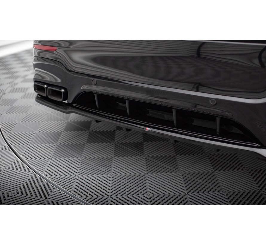 Maxton Design Central Rear Splitter (with vertical bars) V.2 Mercedes-AMG GLC 63 SUV X253