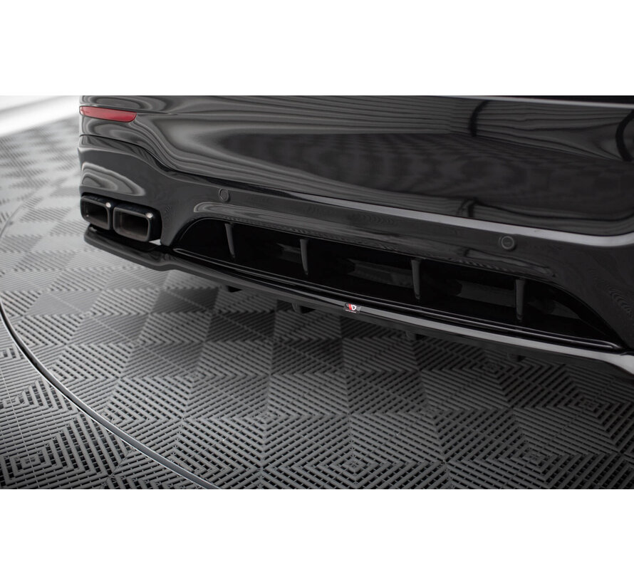 Maxton Design Central Rear Splitter (with vertical bars) V.2 Mercedes-AMG GLC 63 SUV X253