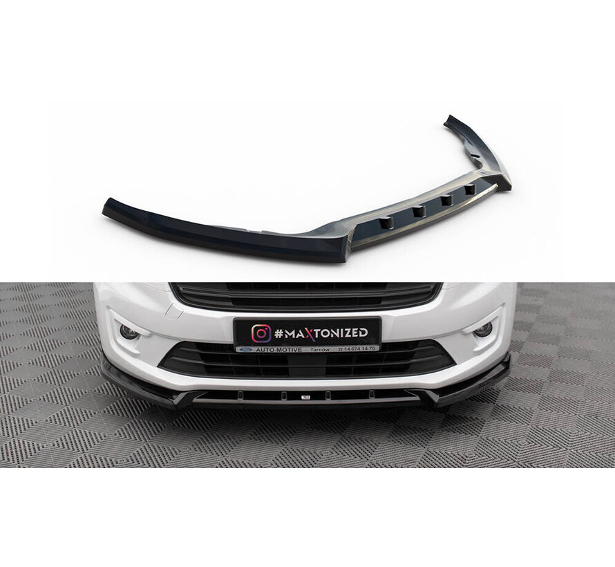 Maxton Design Front Splitter V.2 Ford Transit Connect Mk2 Facelift