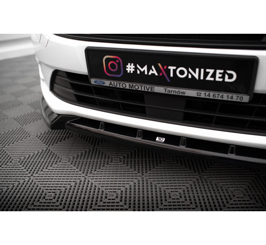 Maxton Design Front Splitter V.2 Ford Transit Connect Mk2 Facelift