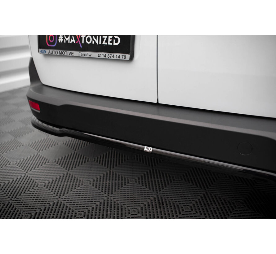 Maxton Design Central Rear Splitter Ford Transit Connect Mk2 Facelift