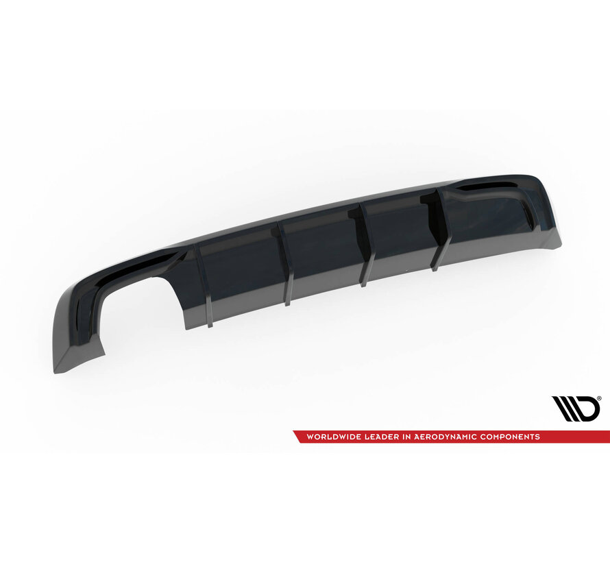 Maxton Design Rear Valance Audi A3 Sportback 8V Facelift (Version with double exhaust tip)