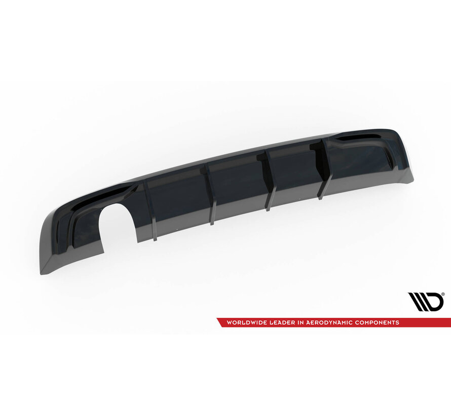 Maxton Design Rear Valance Audi A3 Sportback 8V Facelift (Version with one exhaust tip on single side)