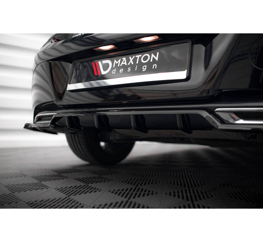 Maxton Design Central Rear Splitter (with vertical bars) Toyota Corolla Hatchback Mk12