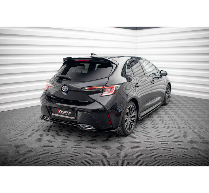 Maxton Design Central Rear Splitter (with vertical bars) Toyota Corolla Hatchback Mk12