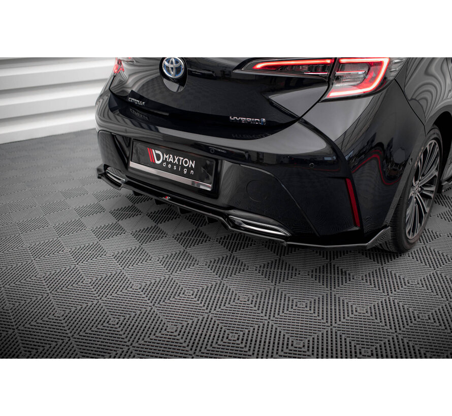 Maxton Design Central Rear Splitter (with vertical bars) Toyota Corolla Hatchback Mk12