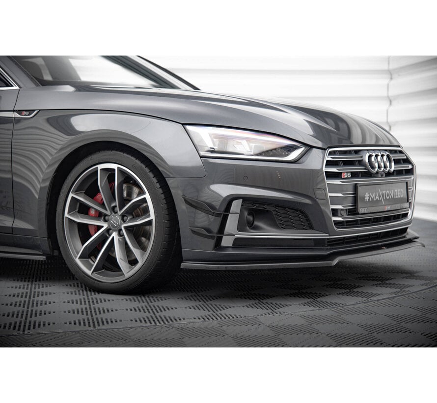 Maxton Design Front Bumper Wings (Canards) Audi S5 / A5 S-Line Coupe / Sportback F5